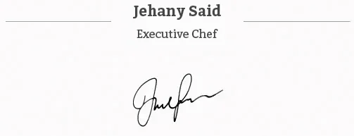 chef signature